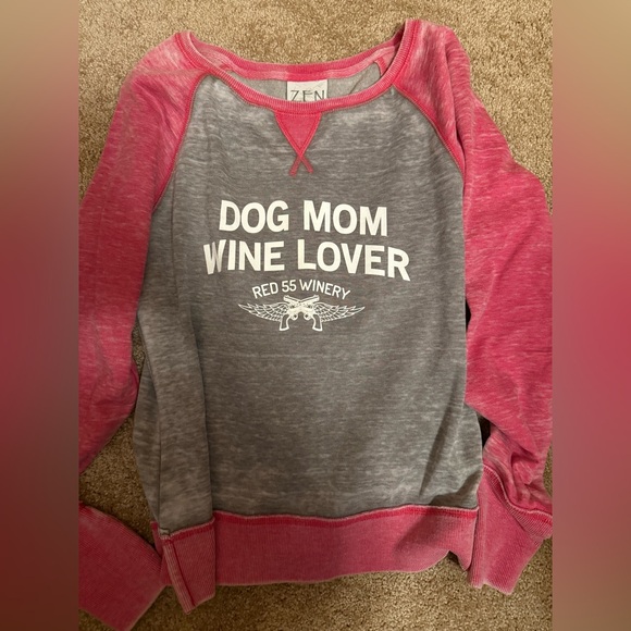 zen Tops - Women’s Red 55 Winery Sweatshirt